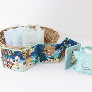 Livre en tissu la forêt