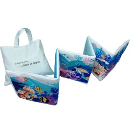 Livre en tissu le lagon