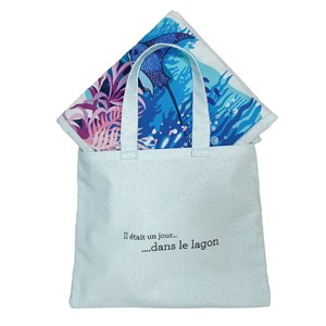 Livre en tissu le lagon