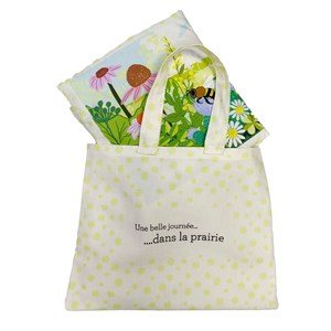 Livre en tissu la prairie