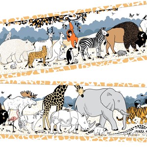 Livre en tissu le grand défilé