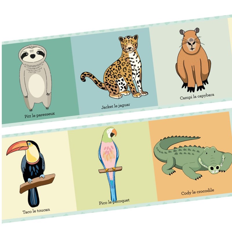 Livre en tissu la jungle (Petit Bloom) - Image 2