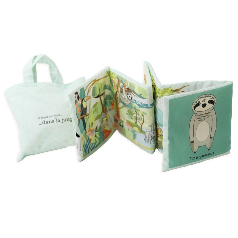 Livre en tissu la jungle (Petit Bloom) - Image 3