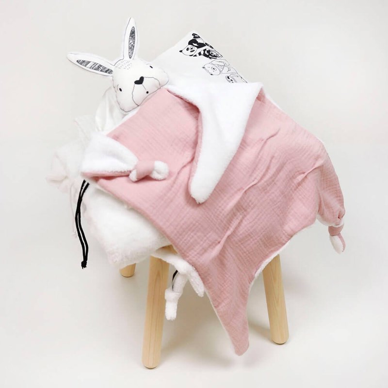 Grand doudou lilo le lapin pétale (Petit Bloom) - Image 1