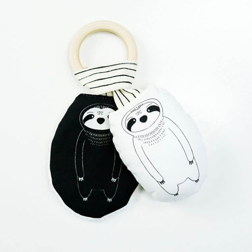 Petit Bloom - Hochet anneau d'activités paresseux