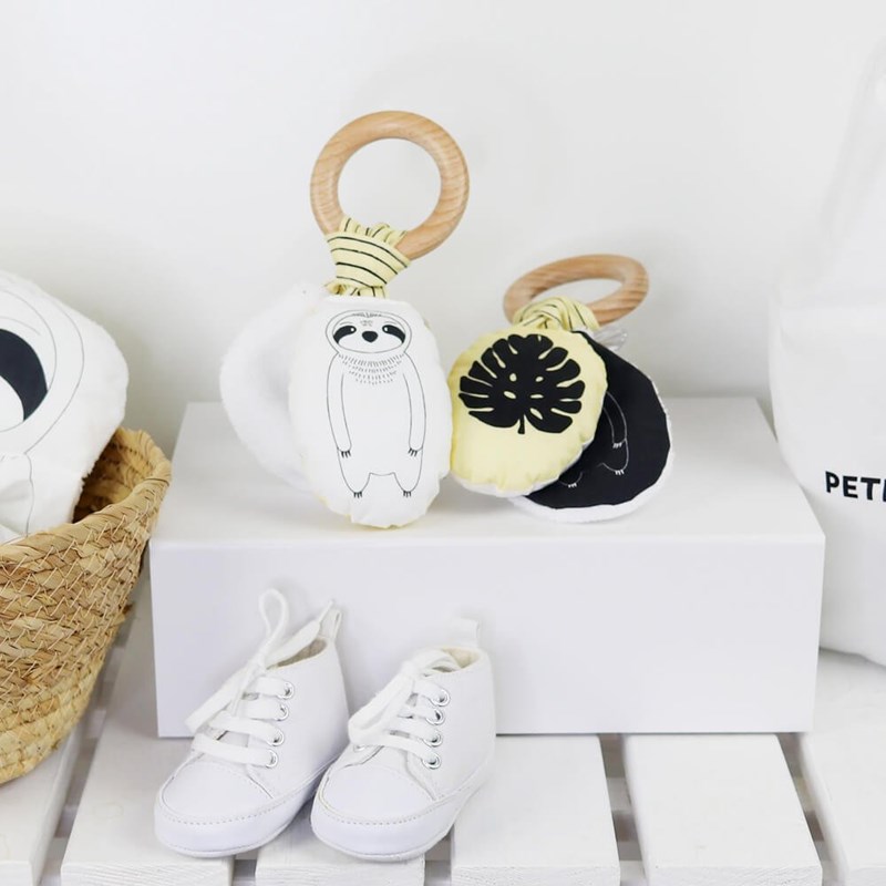 Hochet anneau d'activités paresseux (Petit Bloom) - Image 1