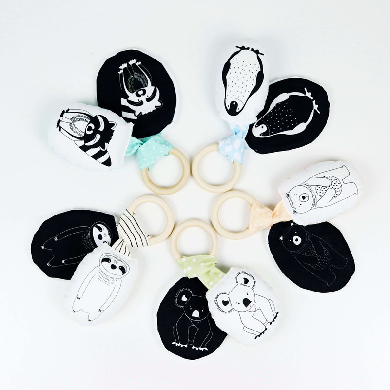 Hochet anneau d'activités paresseux (Petit Bloom) - Image 3