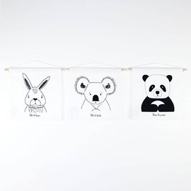 Petite tenture murale panda