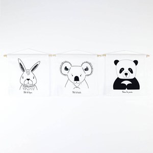 Petite tenture murale lapin