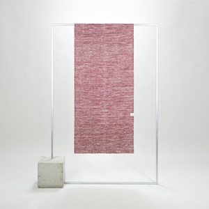 Surya, tapis de yoga artisanal (rouge)