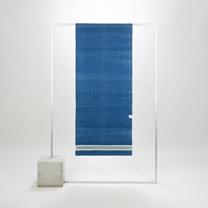 Virat tapis de yoga coton bio (bleu)