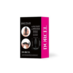 Plug anal texturé wavy - sextoy