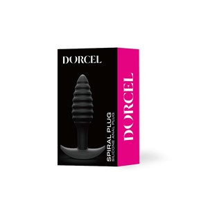 Plug anal texturé spiral - sextoy