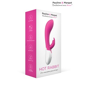 Vibromasseur chauffant rabbit - sextoy