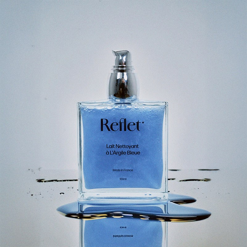 Lait nettoyant à l'argile bleue