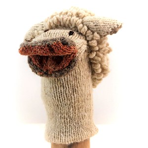 Marionnette mouton faite main équitable