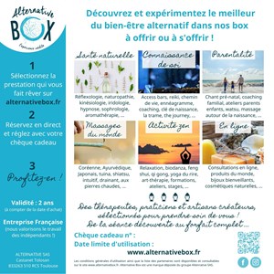 Cheque cadeau bien-etre alternatif