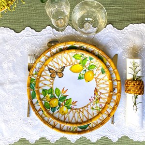 Grande assiette plate capri 26,5 cm