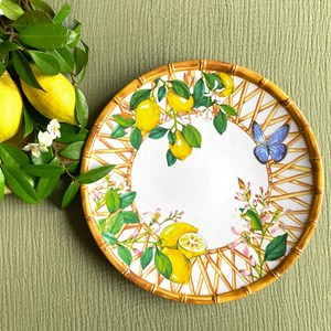 Grande assiette plate capri 26,5 cm