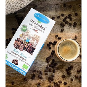 Cafe bio grains decafeine perou