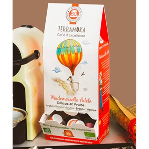 Café x60 capsules zéro dechet - adèle