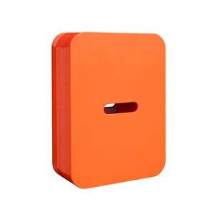 Banc extensible orange pour 6 personnes