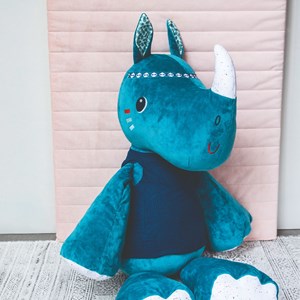 Peluche marius le rhino 50 cm