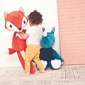 Peluche marius le rhino 50 cm