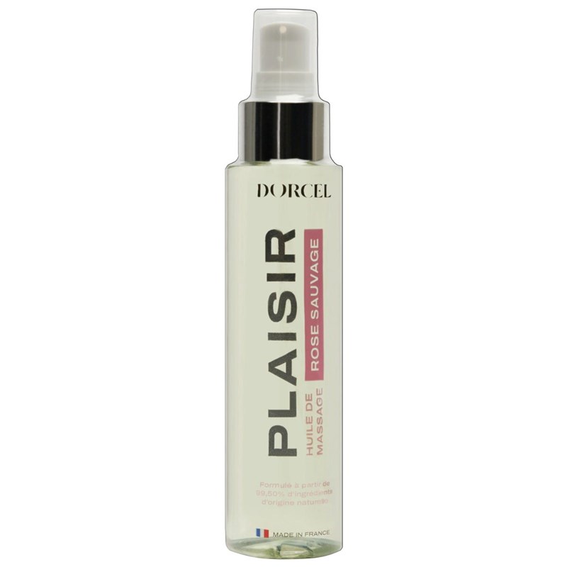 Huile de massage plaisir rose sauvage