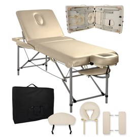 Table massage aluminium dossier réglable