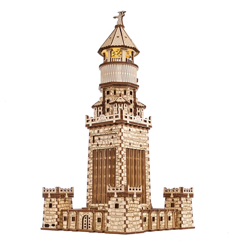 Phare d’alexandrie – puzzle 3d en bois
