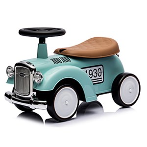 Trotteur voiture retro - bleu clair