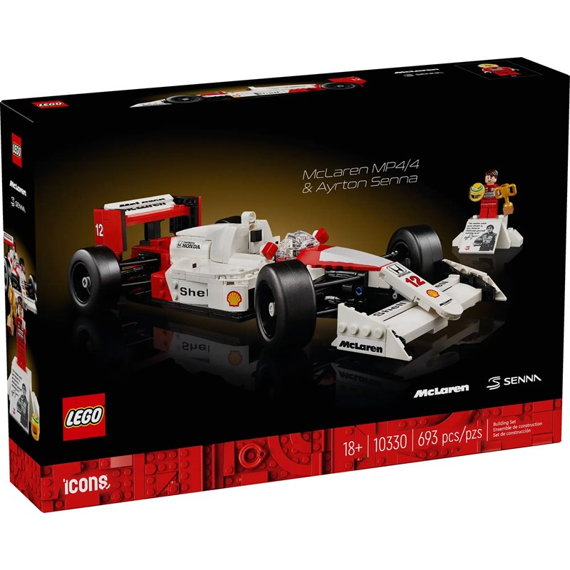 Lego icons - mclaren mp4-4 & senna - 10330