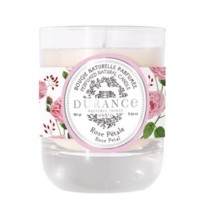 Bougie parfumée naturelle rose pétale