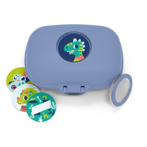 Boite à goûter enfant 600ml bleu