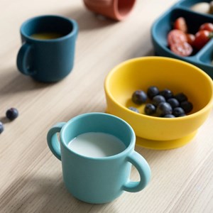 Lot de tasses d'apprentissage blue abyss