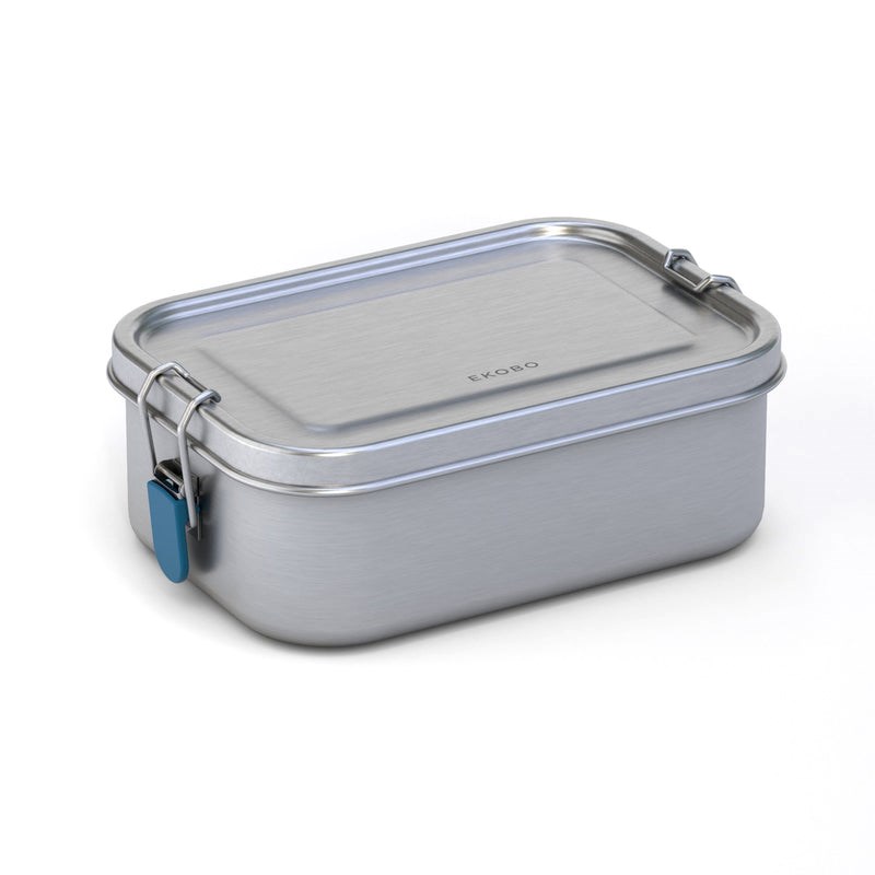 Lunchbox avec insert et fermoirs bleus