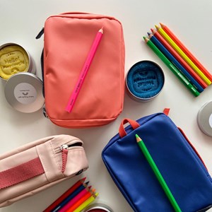 Sac repas isotherme blue & persimmon