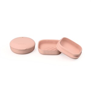 Lot de boîtes savon de voyage blush