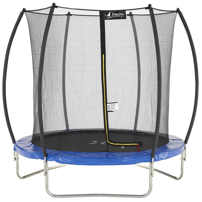 Kangui - Trampoline de jardin fpr bleu ø250