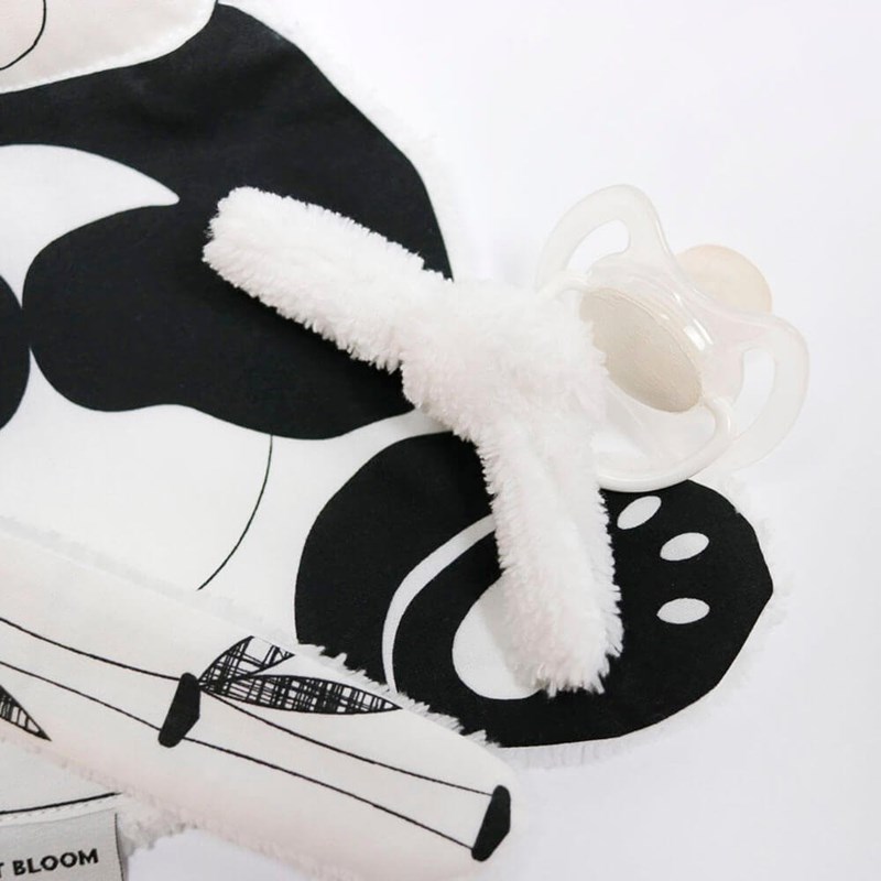 Doudou noir et blanc panda (Petit Bloom) - Image 2