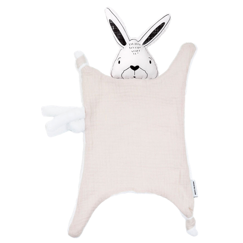Petit Bloom - Doudou lange lapin amande