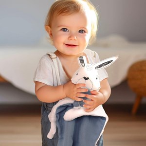 Doudou lange lapin orage