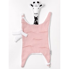 Doudou lange girafe pétale