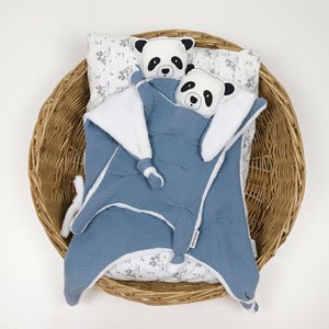 Doudou lange panda orage