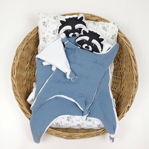 Doudou lange raton laveur orage