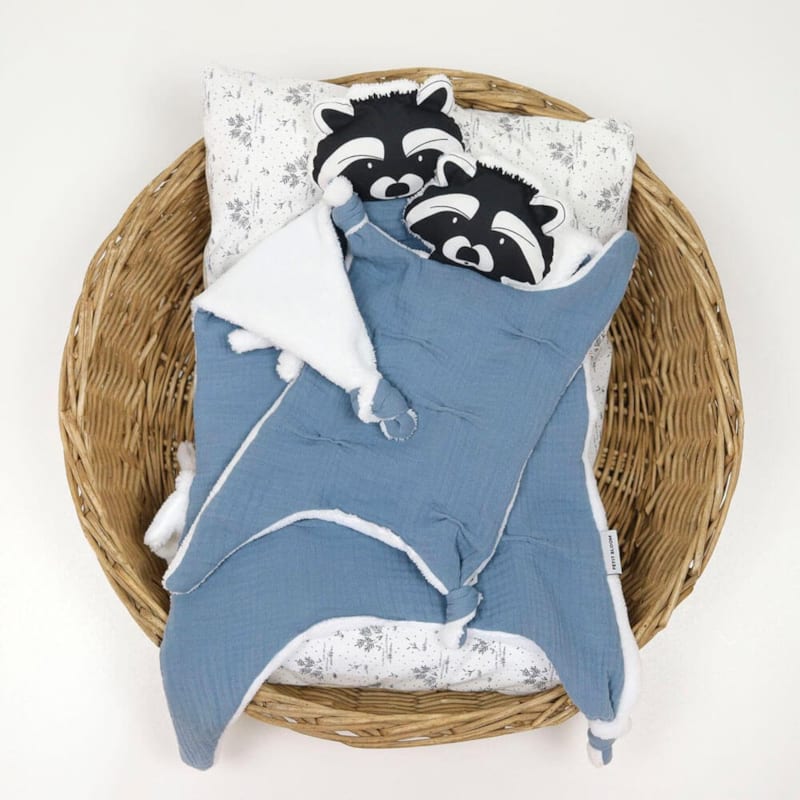 Doudou lange raton laveur orage (Petit Bloom) - Image 1