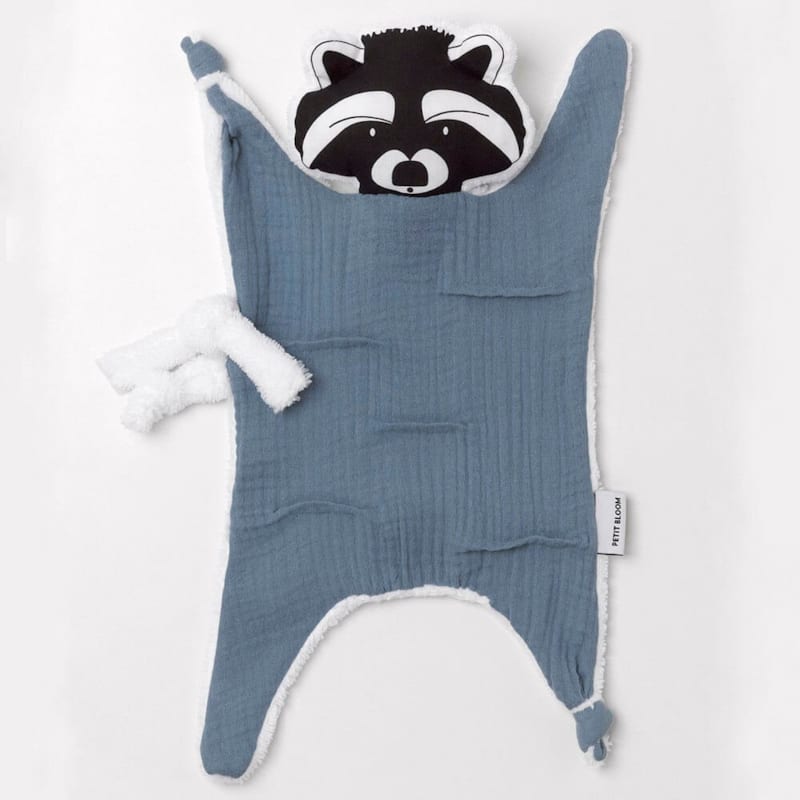 Doudou lange raton laveur orage (Petit Bloom) - Image 2