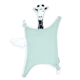 Doudou lange girafe sauge