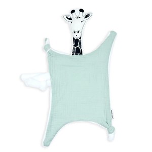 Doudou lange girafe sauge
